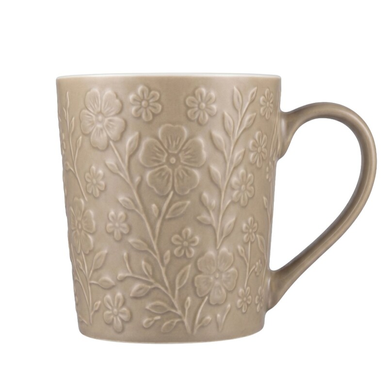 TAZA CERAMICA BEIGE Unica