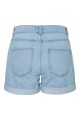 Short Miley Con Roturas Light Blue Denim