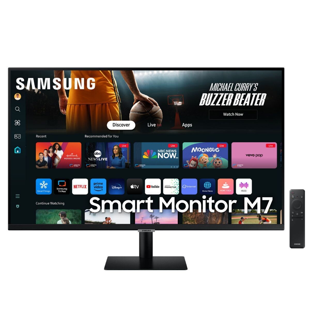 Monitor Samsung Smart M7 32" Va 4k 60hz - MONITOR SAMSUNG SMART M7 32" 4K 60HZ 