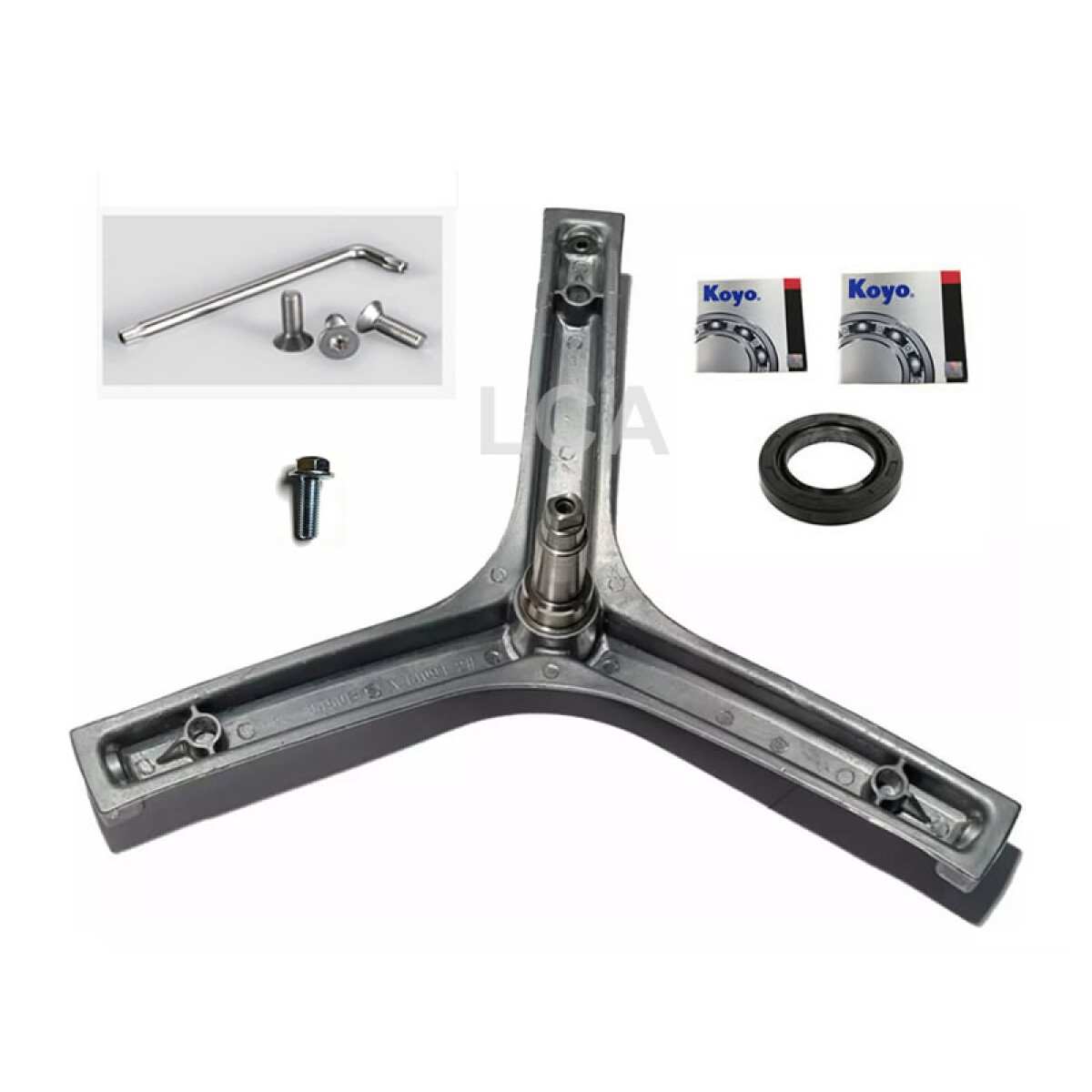 Eje Estrella Lavarropas + Ruleman + Reten + Tornillos Panavox SLIM 