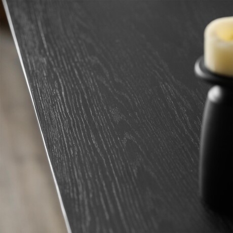 MESA DE COMEDOR MADERA NEGRO VOLCANO