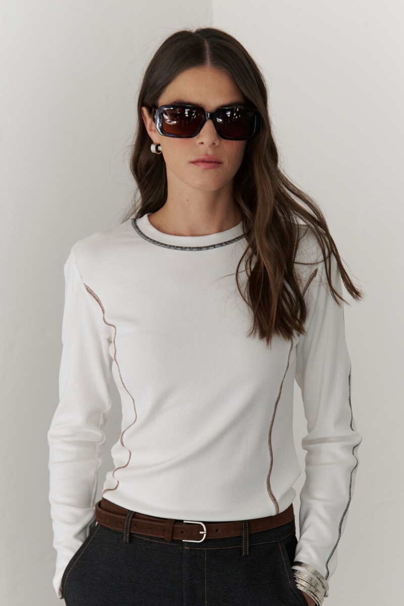 REMERA ESTELA NATURAL