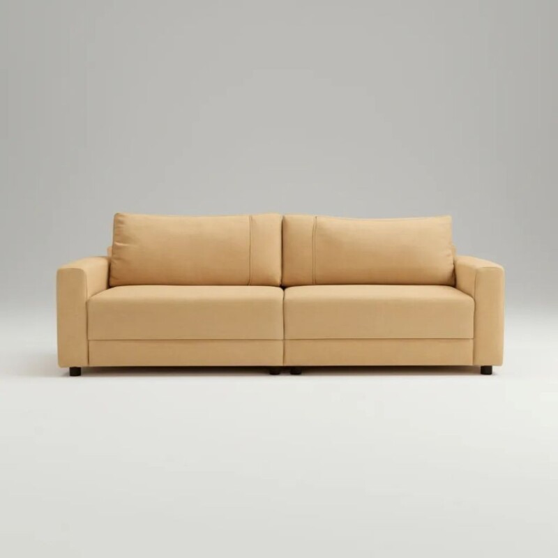 SOFA 4 CUERPOS - TAPIZADO EN TELA BEIGE SOFA 4 CUERPOS - TAPIZADO EN TELA BEIGE
