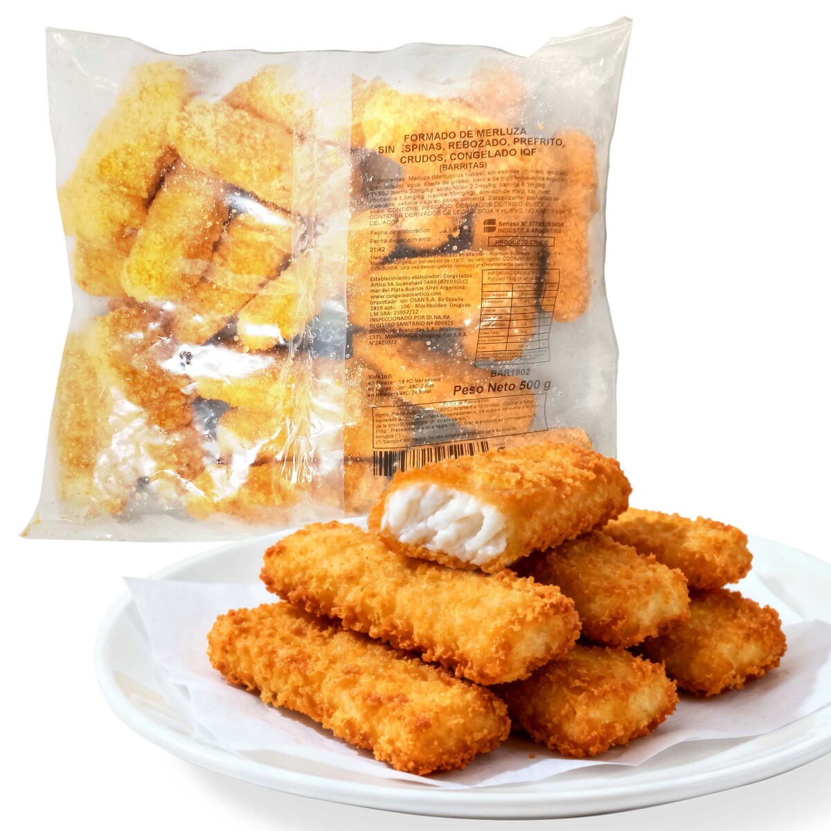 Barritas de Merluza Altamar 500Grs 