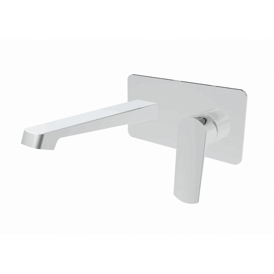 Grifería de Lavatorio de Pared Monocomando Cromada Linea Alba Grifería de Lavatorio de Pared Monocomando Cromada Linea Alba
