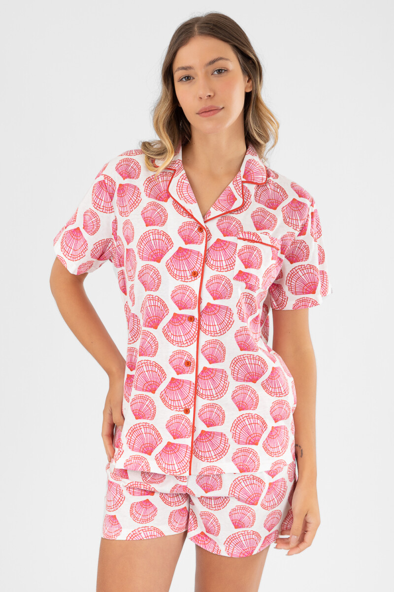Pijama shell americano - Rosado 
