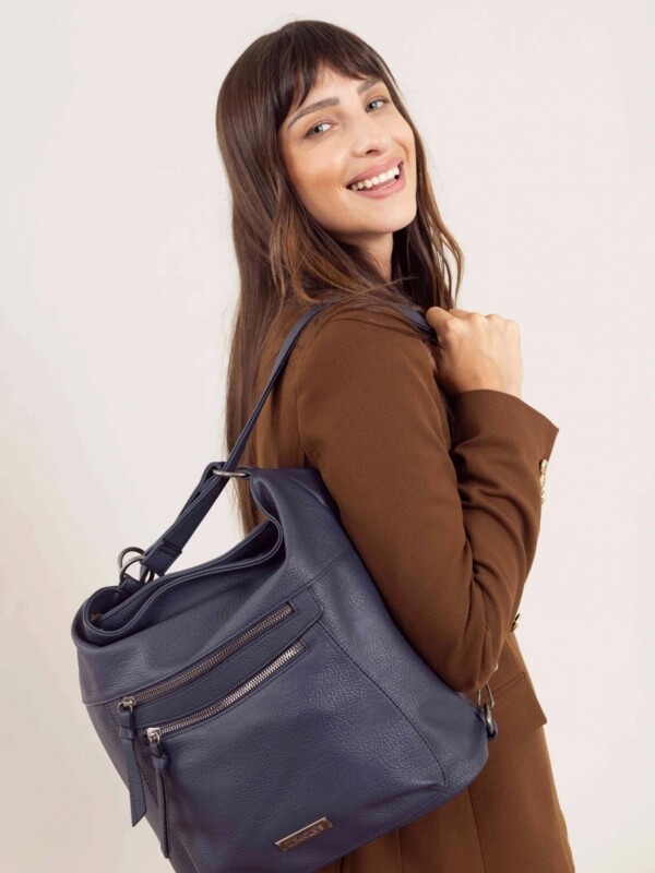 CARTERA MOCHILA ESTHER AZUL NOCHE