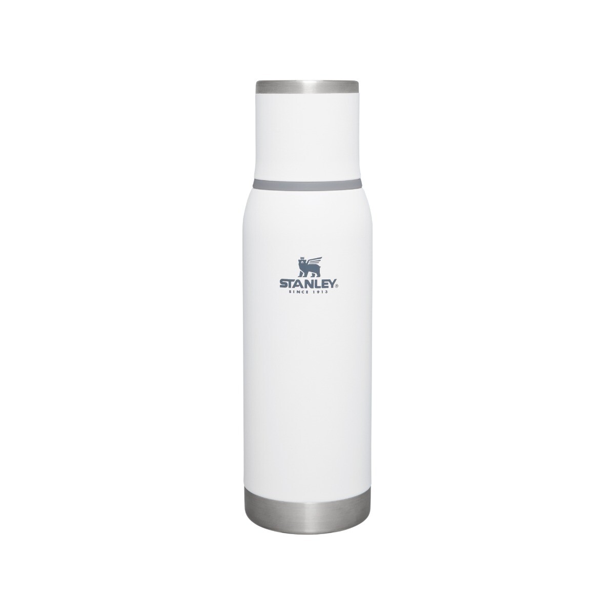 Termo Stanley Adventure To-Go 750 ml con Tapón Cebador y Taza - Blanco Polar 