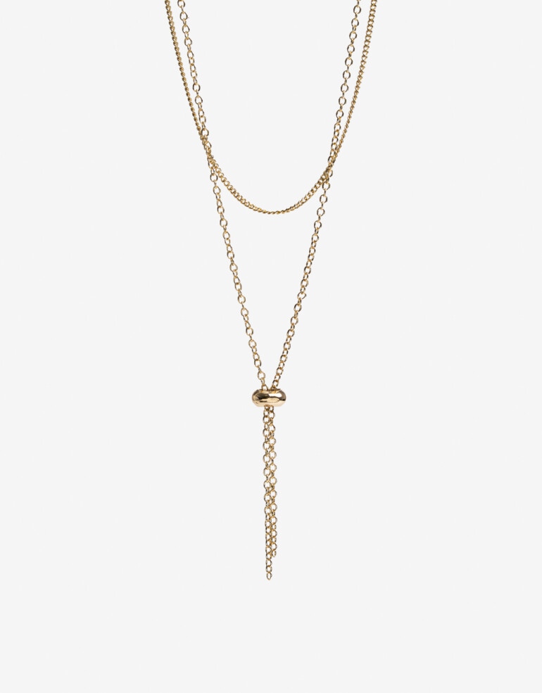 Collares Cortos Metal Collares Cortos Metal - Dorado