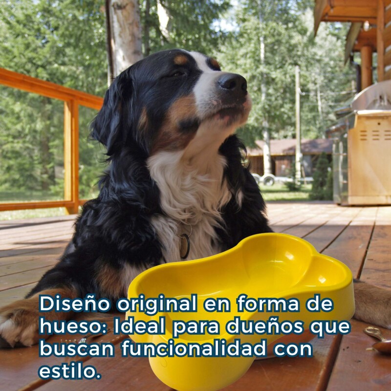 COMEDERO EN FORMA DE HUESO GRANDE PARA PERRO COMEDERO EN FORMA DE HUESO GRANDE PARA PERRO