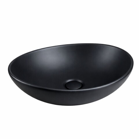 Bacha de apoyo Ovalada 41x33 cm Negro Mate Dmc Bacha De Apoyo Ovalada 41x33 Cm Negro Mate Dmc