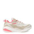 Championes Infantiles Topper NEO Beige - Rosado Coral