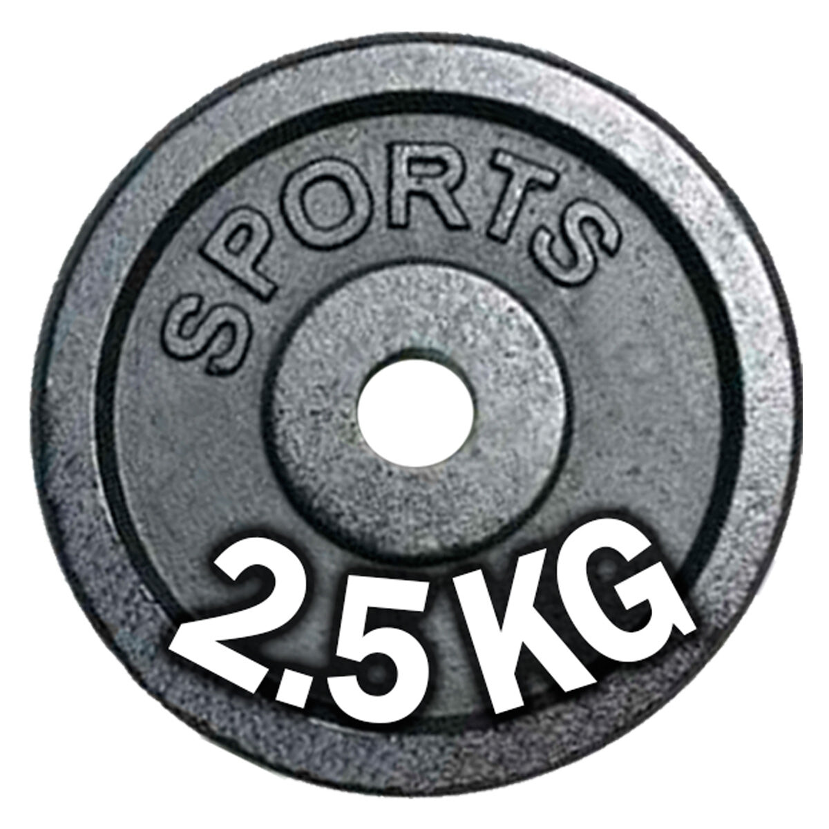 Disco Hierro 2.5Kg Expert Compacto Pesa P/ Barras y mancuernas 