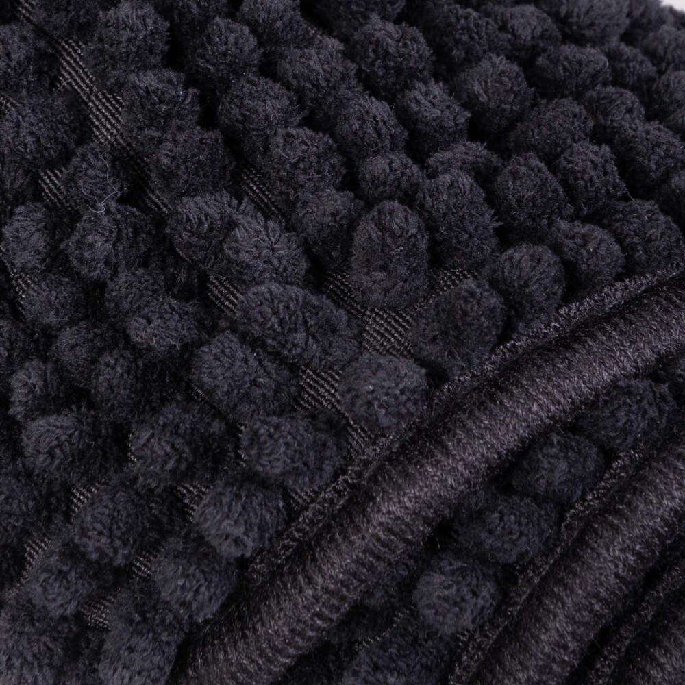 ALFOMBRA DE BAÑO MICROFIBRA NEGRO SWEETY
