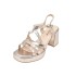 SANDALIA 35-40 CHAMPAGNE