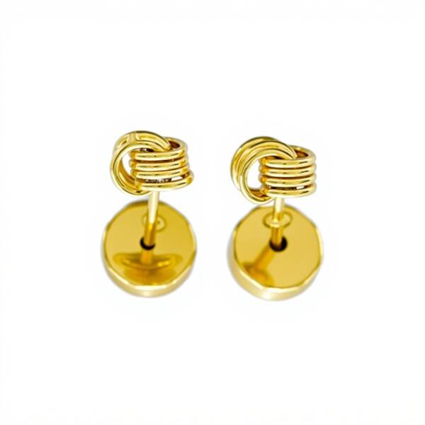 Abridores Nudo-Oro 18k-Sin piedra-AB9510 sinpiedra
