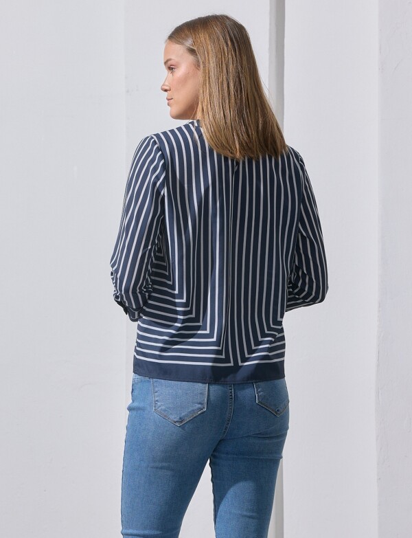Blusa Lineas AZUL