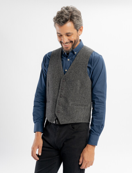 Chaleco paño gris-D2