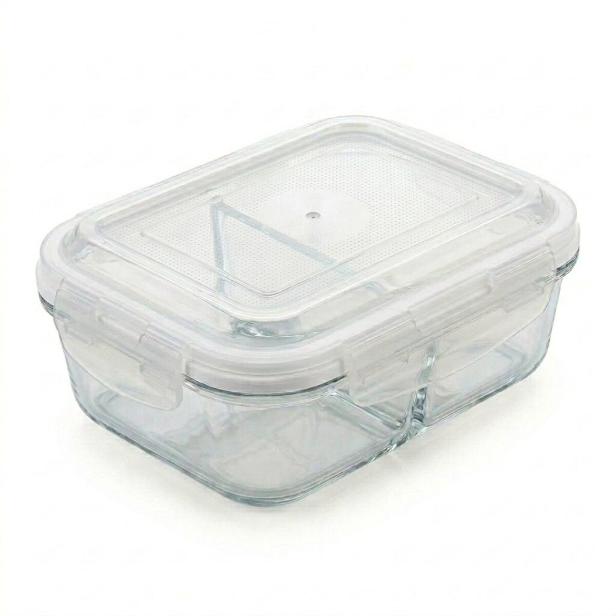 RECIPIENTE RECTANGULAR BOROSILICATO 1.40LT 22.5X17XH7.5CM 