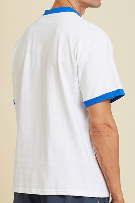 T-SHIRT RUNEL RUSTY Blanco