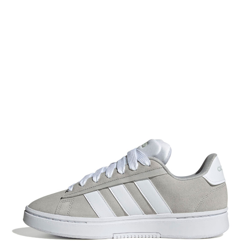 Championes de Hombre Adidas Grand Court Alpha Gris - Blanco