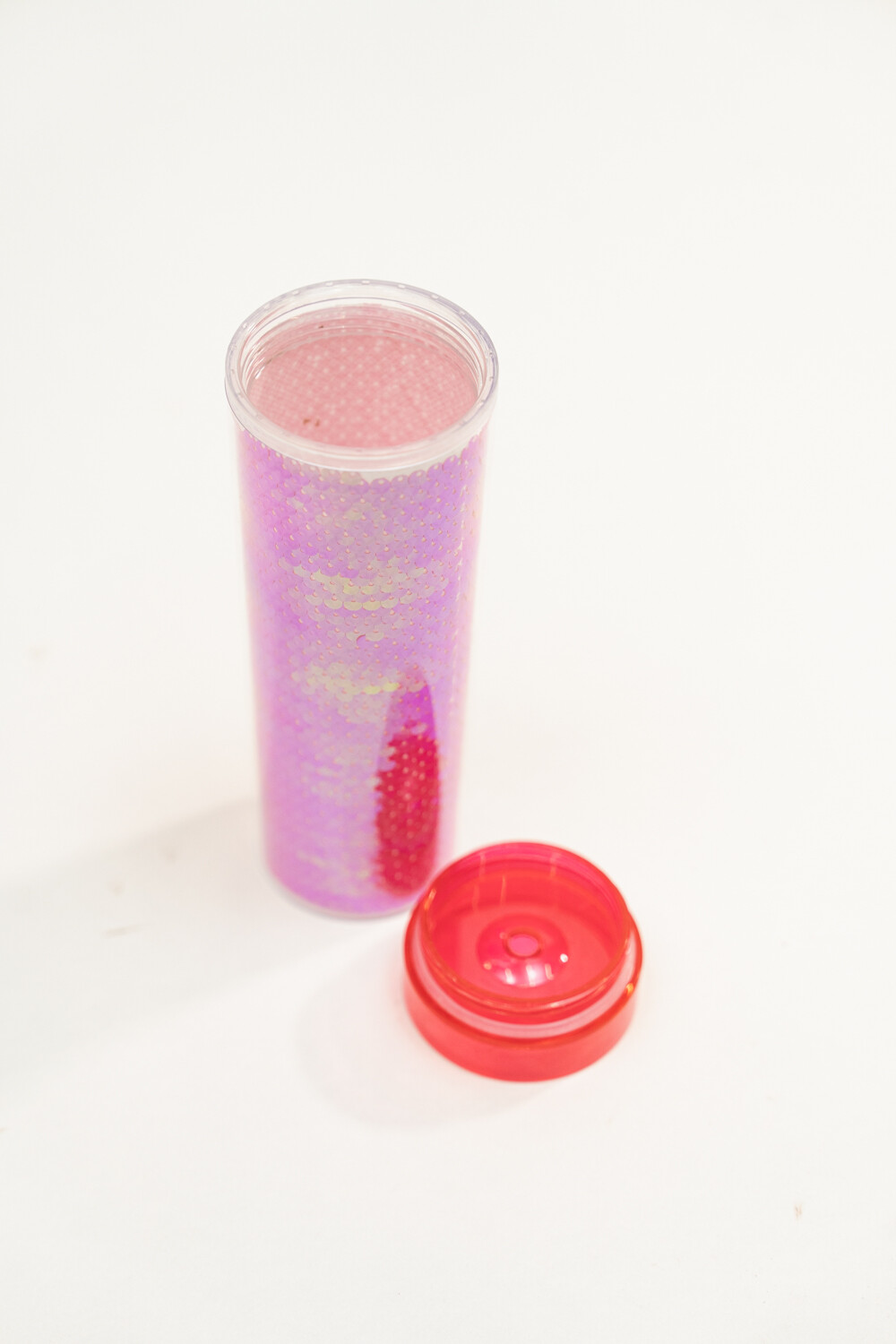 Vaso Con Tapa + Sorbito Gaiman Azul