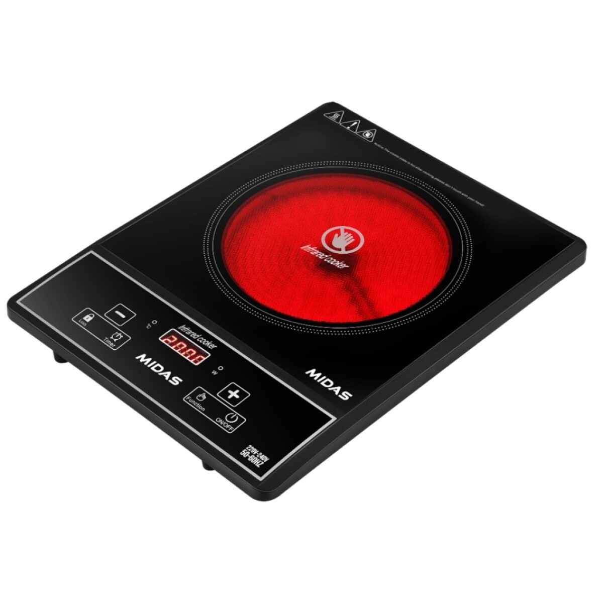 Placa Vitroceramica Midas PVI23M Sin Olla 