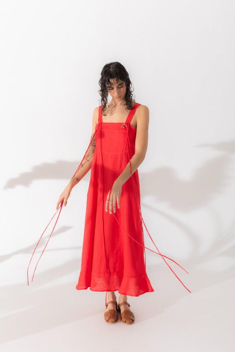 Vestido Inda - Rojo 