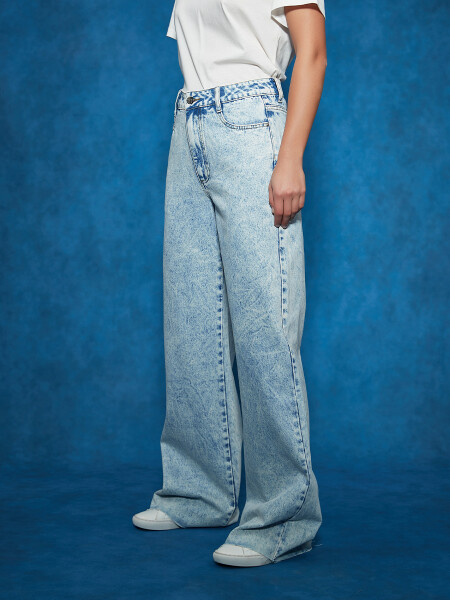 JEAN STACT STRAIGHT AZUL CLARO