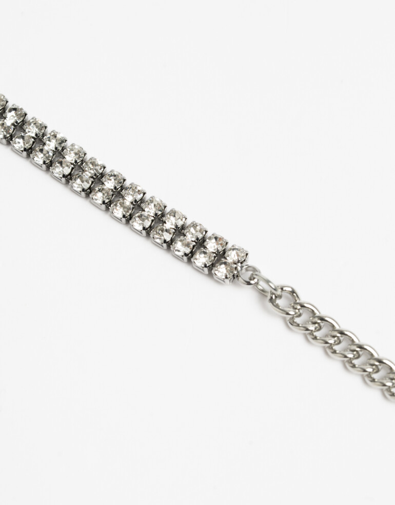 Pulseras Flexibles Strass Pulsera Flexible Strass - Cristal