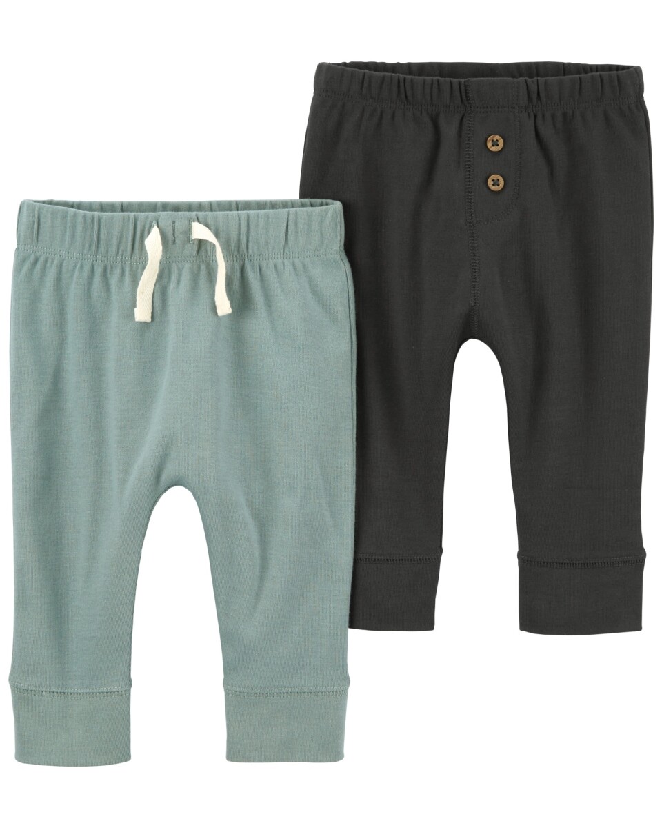 Pack dos pantalones de algodón 