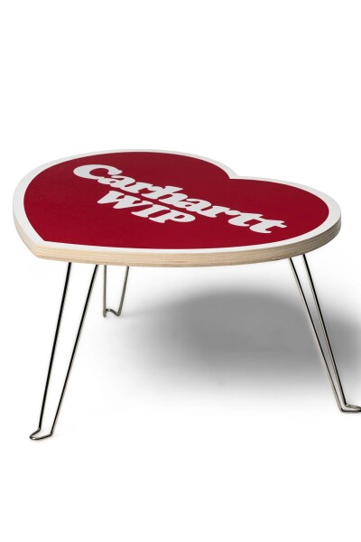 Heart Folding Table Rojo
