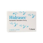 HIDRASEC 100 MG. CAPS.X 9 (ADULTOS) CJ única