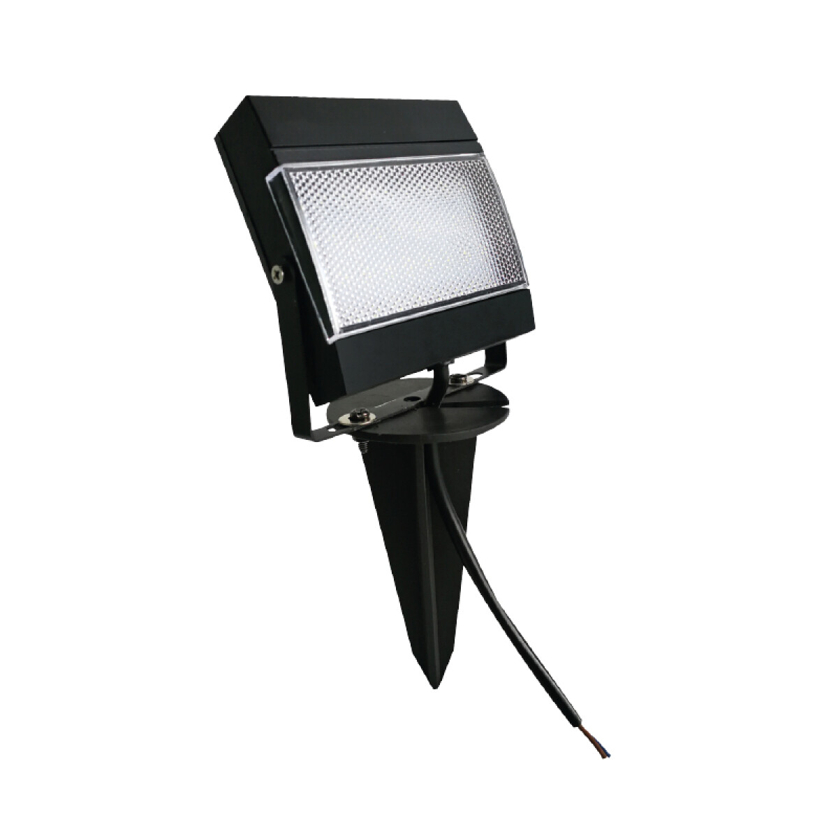 Proyector LED c/pincho negro exterior 7,5W fría - IX4047 