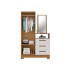 Comoda Multiuso 2 Puertas 3 Cajones Con Espejo NT5165 Notavel Freijo Trend|Off White Comoda Multiuso 2 Puertas 3 Cajones Con Espejo NT5165 Notavel Freijo Trend|Off White