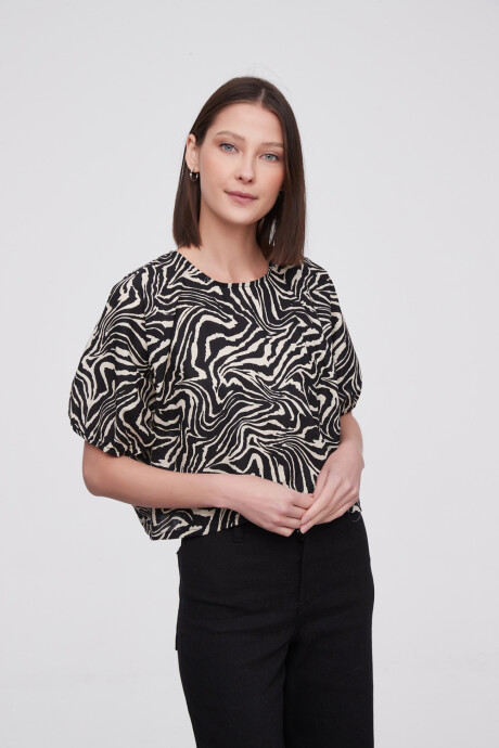 Blusa Sakura Estampado 2
