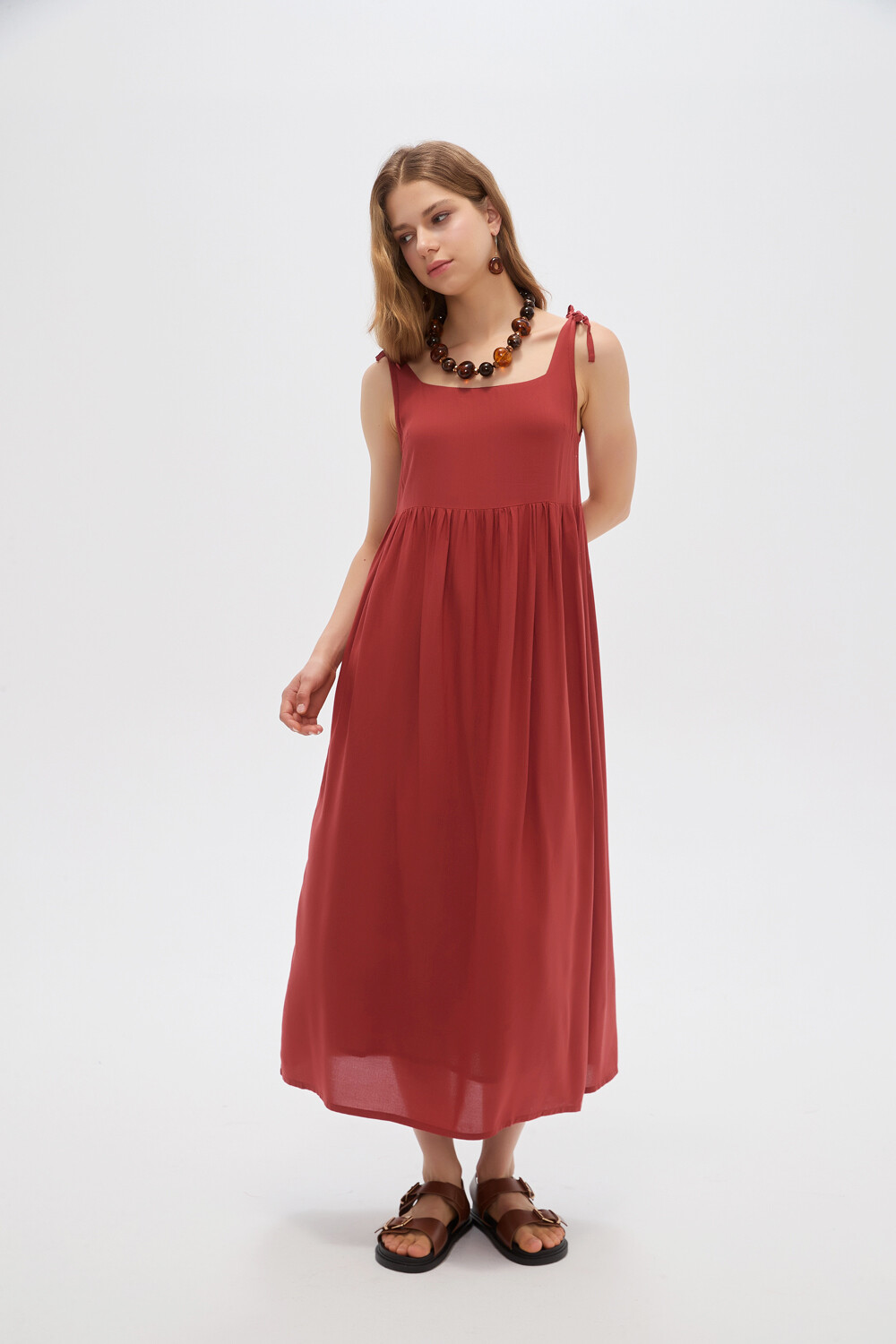 Vestido Adonid Terracota