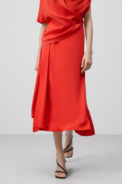 FALDA MIDI Coral