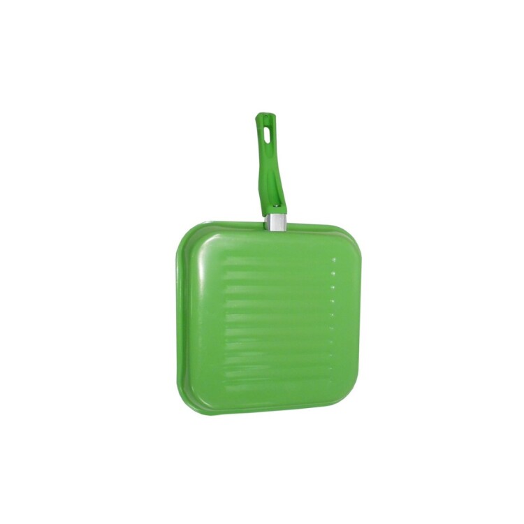 SARTEN PLANCHA ASADOR CUORI FOLLIA 26CM VERDE