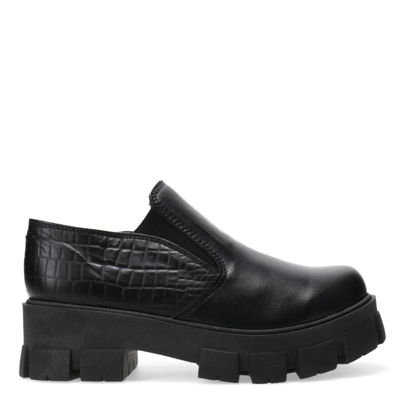 Zapatos de Mujer Miss Carol de cuero con plataforma Negro