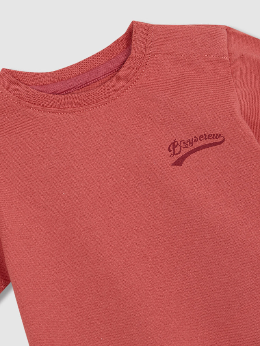 Camiseta Boyscrew Rosa