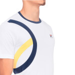 Fila remera manga corta f-box print blanco/estampado Hombre Blanco-Marino