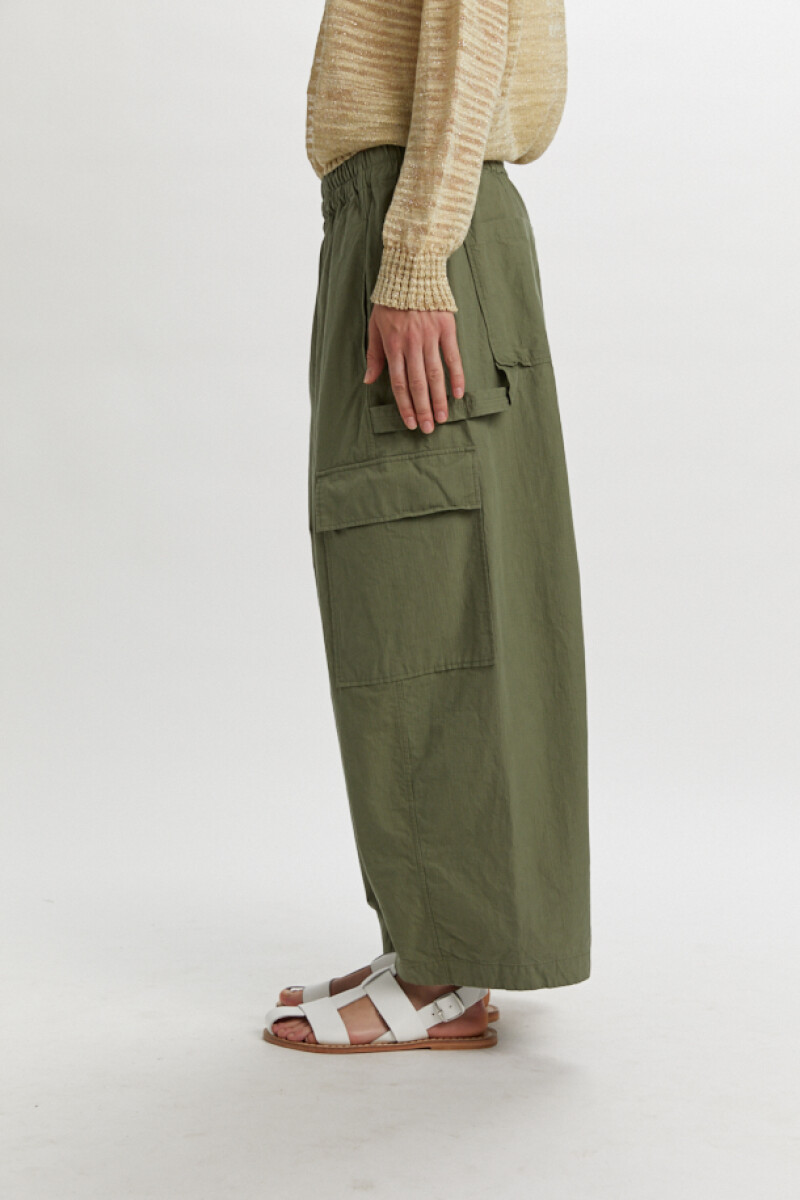 PANT OVER CARGO Verde Militar