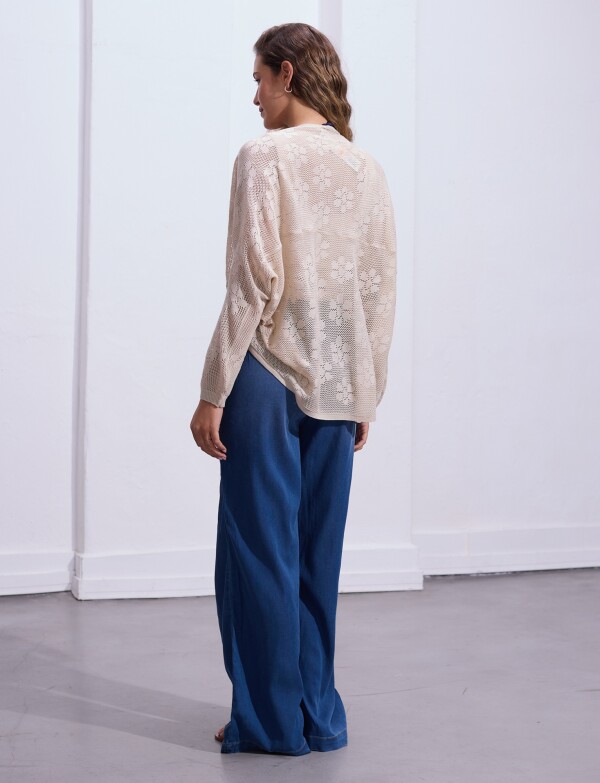 Cardigan Tejido BEIGE