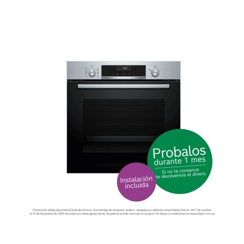 Horno de empotrar Bosch HBA514ES3 Multifunción Horno de empotrar Bosch HBA514ES3 Multifunción