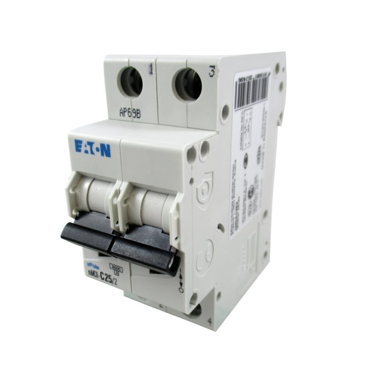 DISYUNTOR DIN 2X 25 A 06 KA EATON 