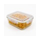 Pote hermético de vidrio 1040ml TRANSPARENTE