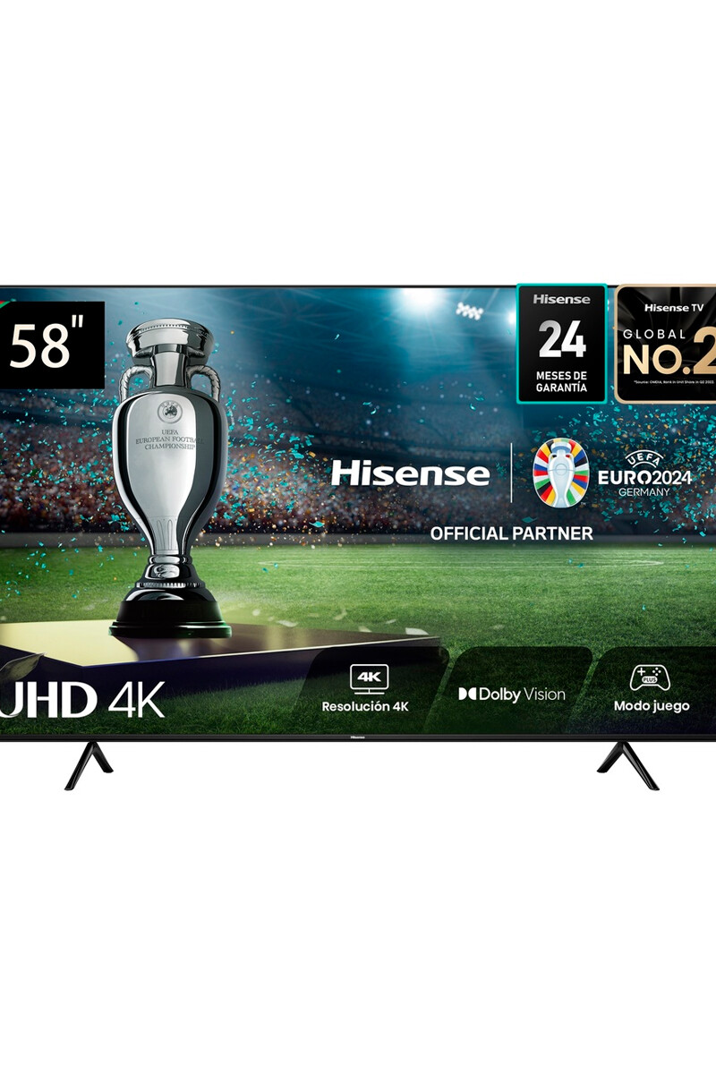 Smart TV Hisense 58" Ultra HD 4K Dolby Vision Atmos Smart TV Hisense 58" Ultra HD 4K Dolby Vision Atmos