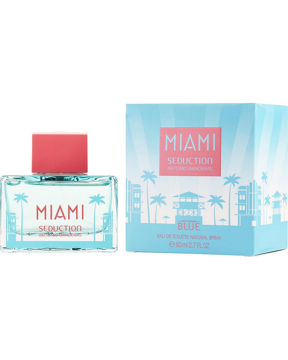 Perfume Antonio Banderas Miami Seduction Blue For Woman de 80ml Original 
