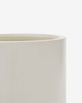 Macetero Aiguablava de cemento blanco Ø 52 cm